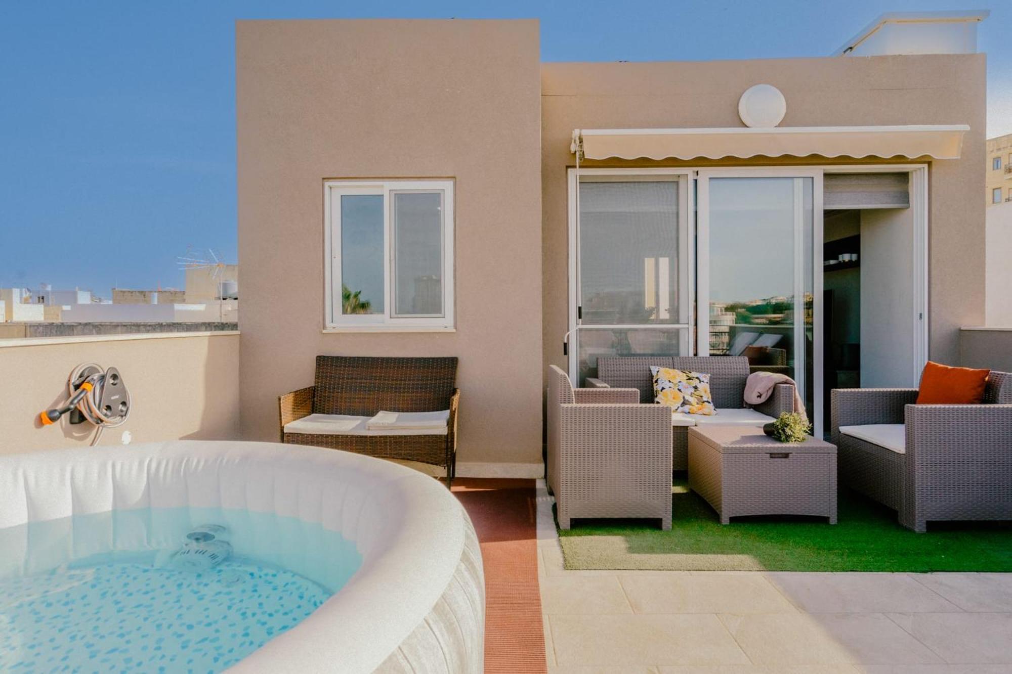 斯利马La88 Bayview Penthouse With Jacuzzi公寓 外观 照片